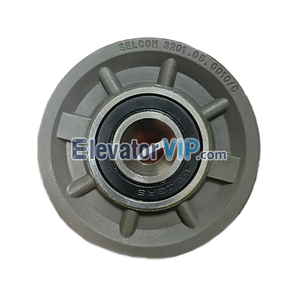 Elevator Landing Door Wire Rope Roller, SELCOM 3201.05.0010/C, KM366136H01