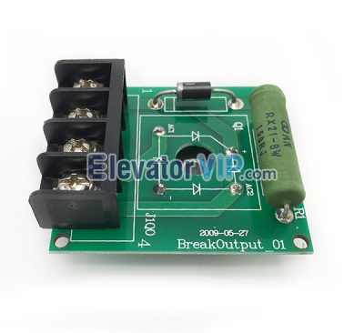 Elevator Auto Rescue Device PCB, BreakOutput_01, Elevator ARD Motherboard, Lift Emergency Automatic Evacuation Device Board