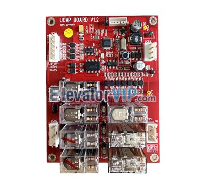 Hyundai Elevator UCMP Board, Hyundai Elevator Safety Circuit Board, Elevator Relay Board, WJE-1763, DWG20400474
