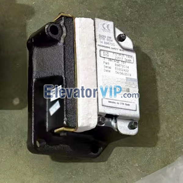 Elevator Progressive Safety Gear, Elevator Safety Brake Clamp Protection Device, B9672C11, B9672C12, B9672C13, B9672C14, B9672C15, B9672C16, B9672C17, B9672C18
