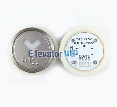 Elevator Push Button, KA306, SL-320C0, A4N32615, CN0301009