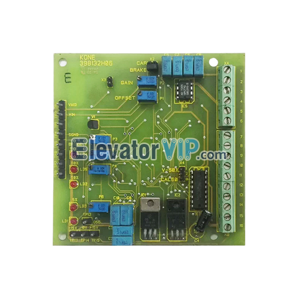 KONE Elevator Weighing Overload Device Board, 398132H06, 398132H05