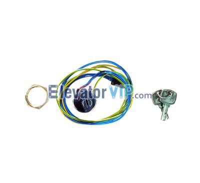 Elevator Station Key Swicth, Elevator Power Supply Lock with Keys, FAA431R4, TAA431K2, DAA431B4
