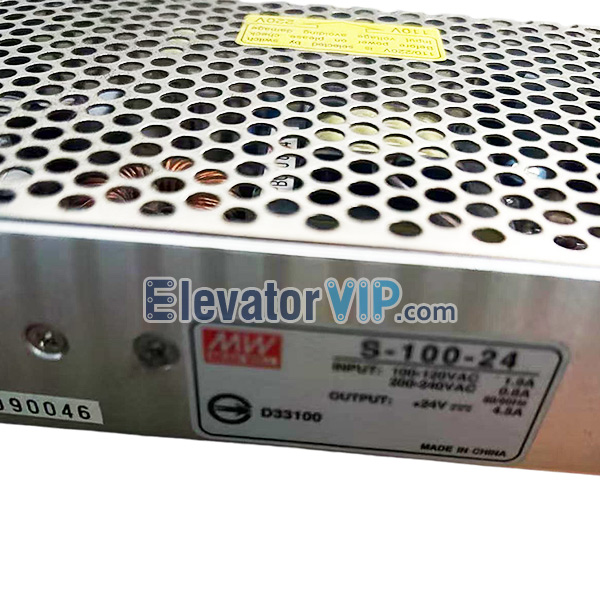 Elevator Switching Power Supply, Mean Well Switching Power Supply, S-100-24